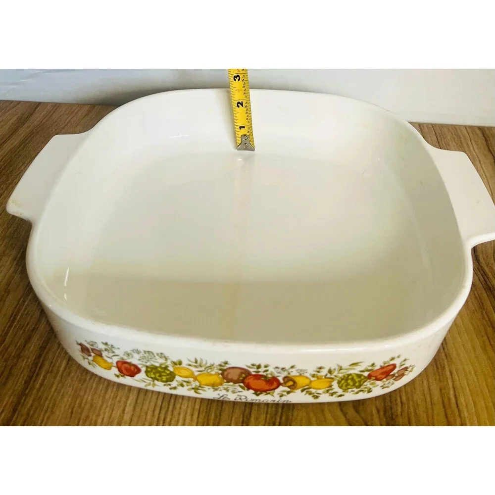 Vintage Corning Ware Spice of Life Casserole Dishes with Lid – Retro Kitchenware